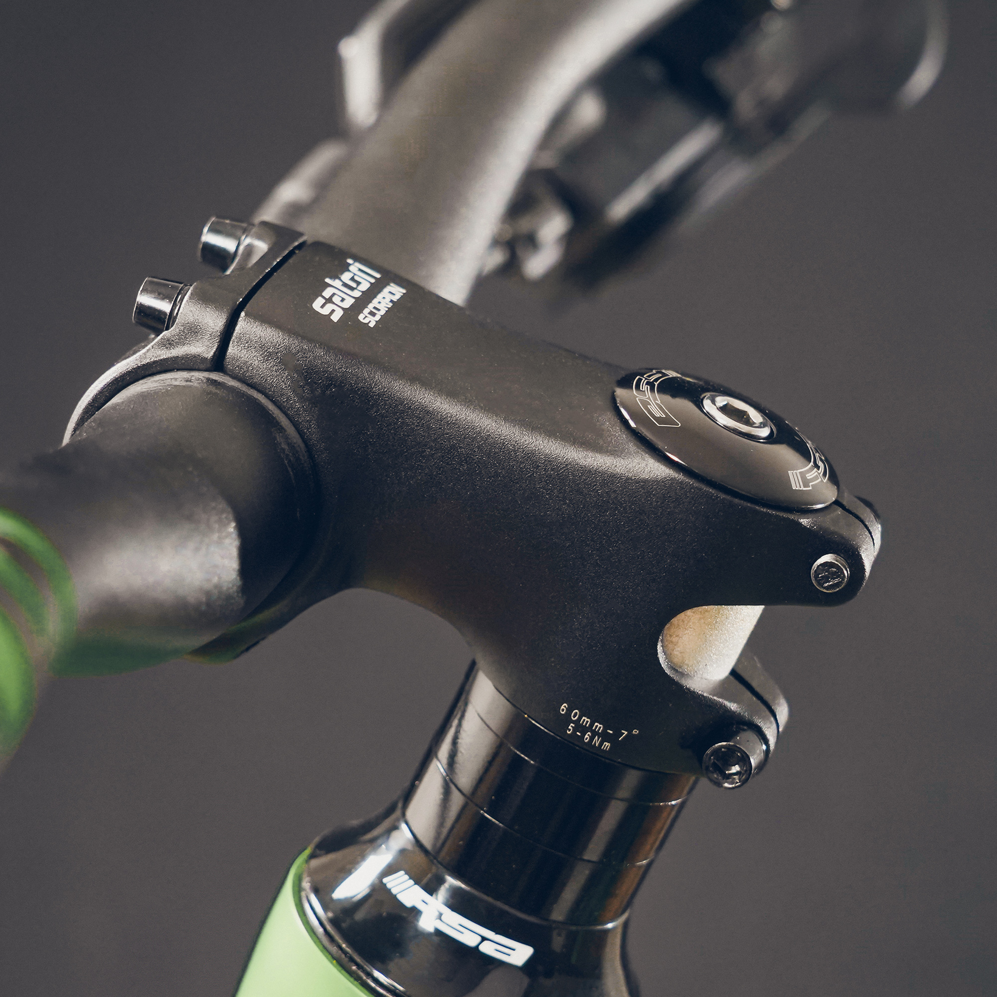 SATORI SCORPION Bike Bicycle Stem 3D Forged Alloy 60mmx31.8mm Rise -7  Degree for Road Bike Bicycle MTB