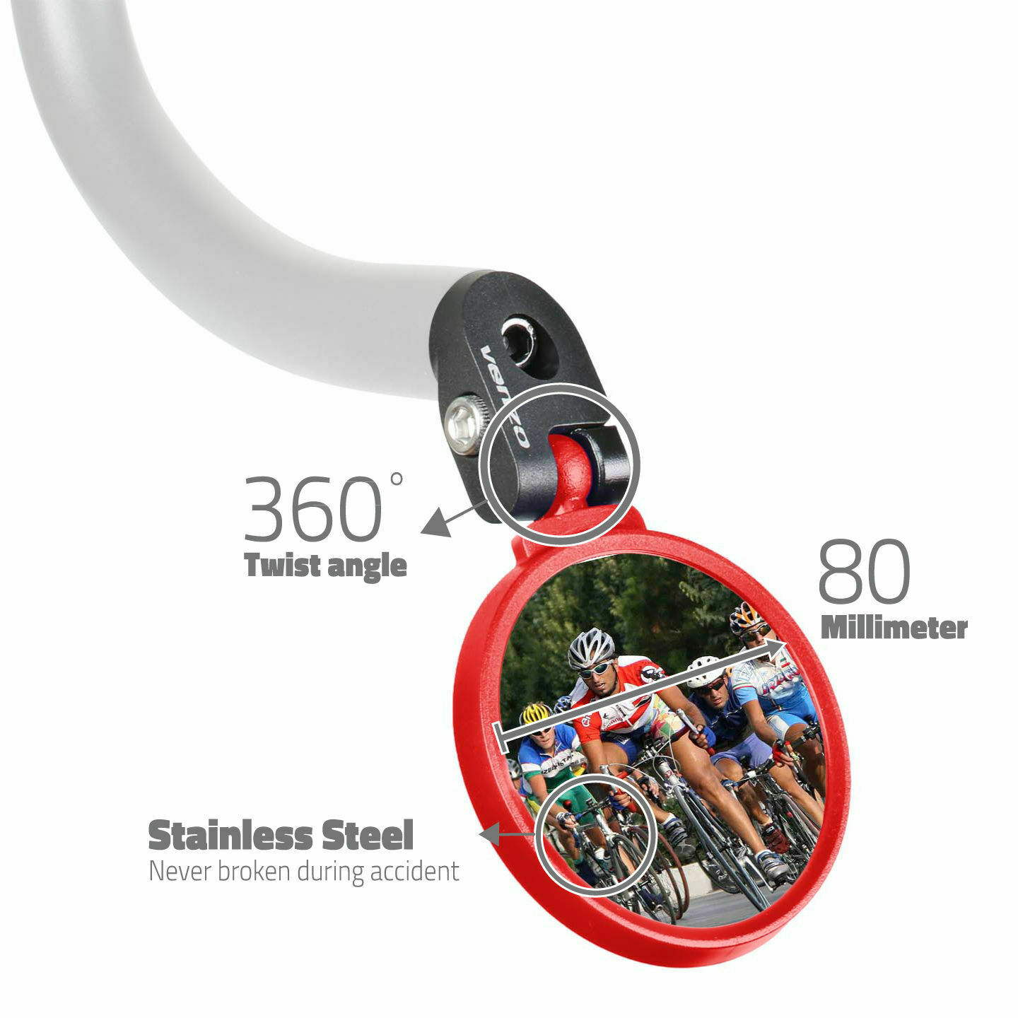 venzo bike mirror