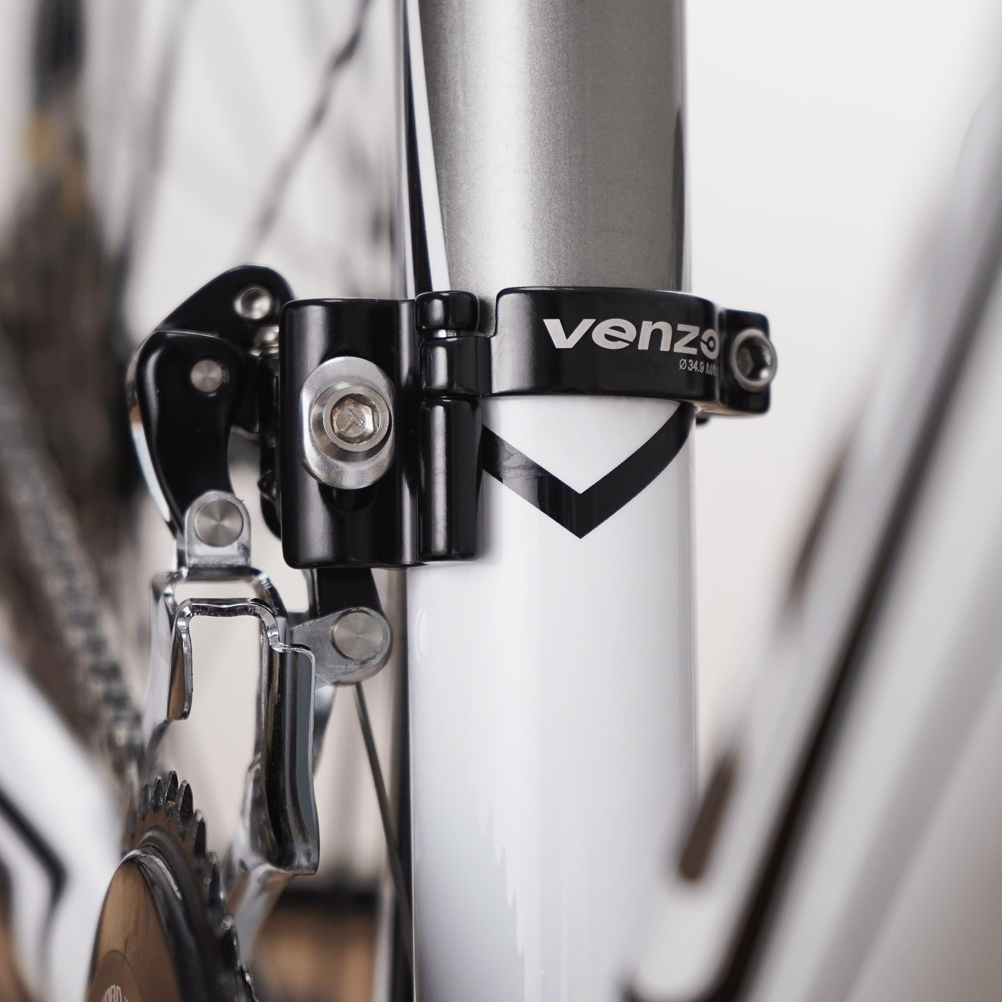 Venzo Braze On Front Derailleur Adapter Clamp for Shimano Sram 