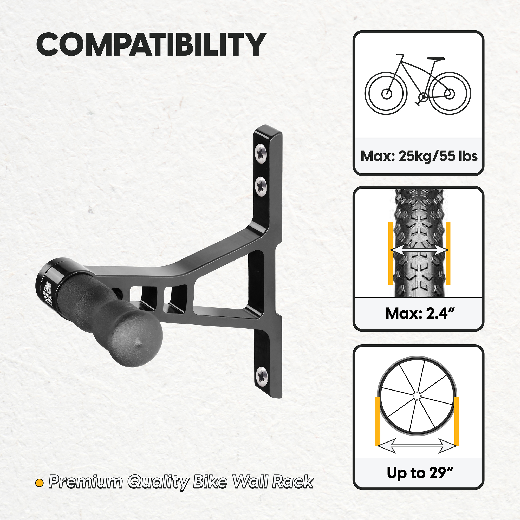 BIKEHAND Bike Bicycle New Designed Wall Mount Hanger Repair Rack