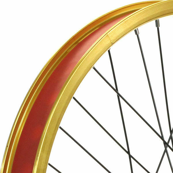 gold bicycle rims