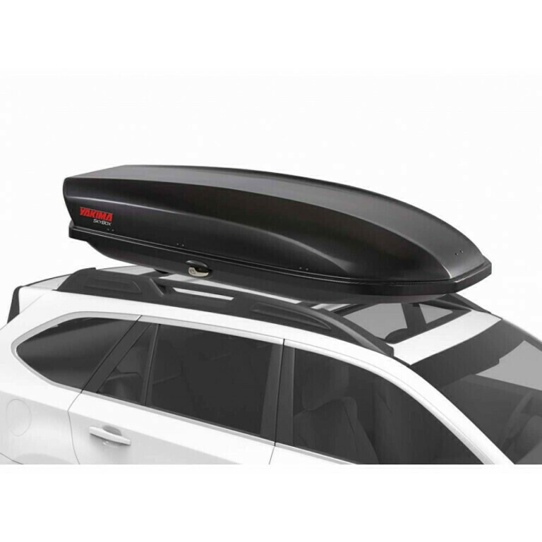 Buy Yakima SkyBox 18 Carbonite Car Roof Rack Cargo Box | CD Yakima Skybox 18 Carbonite Cargo Roof Box