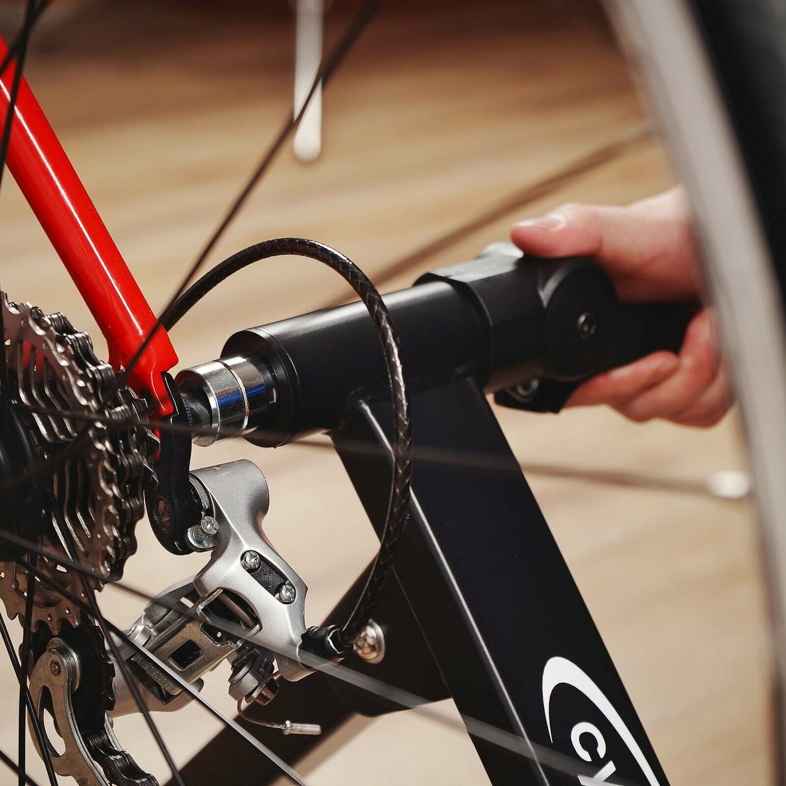 indoor bicycle trainer stand with resistance