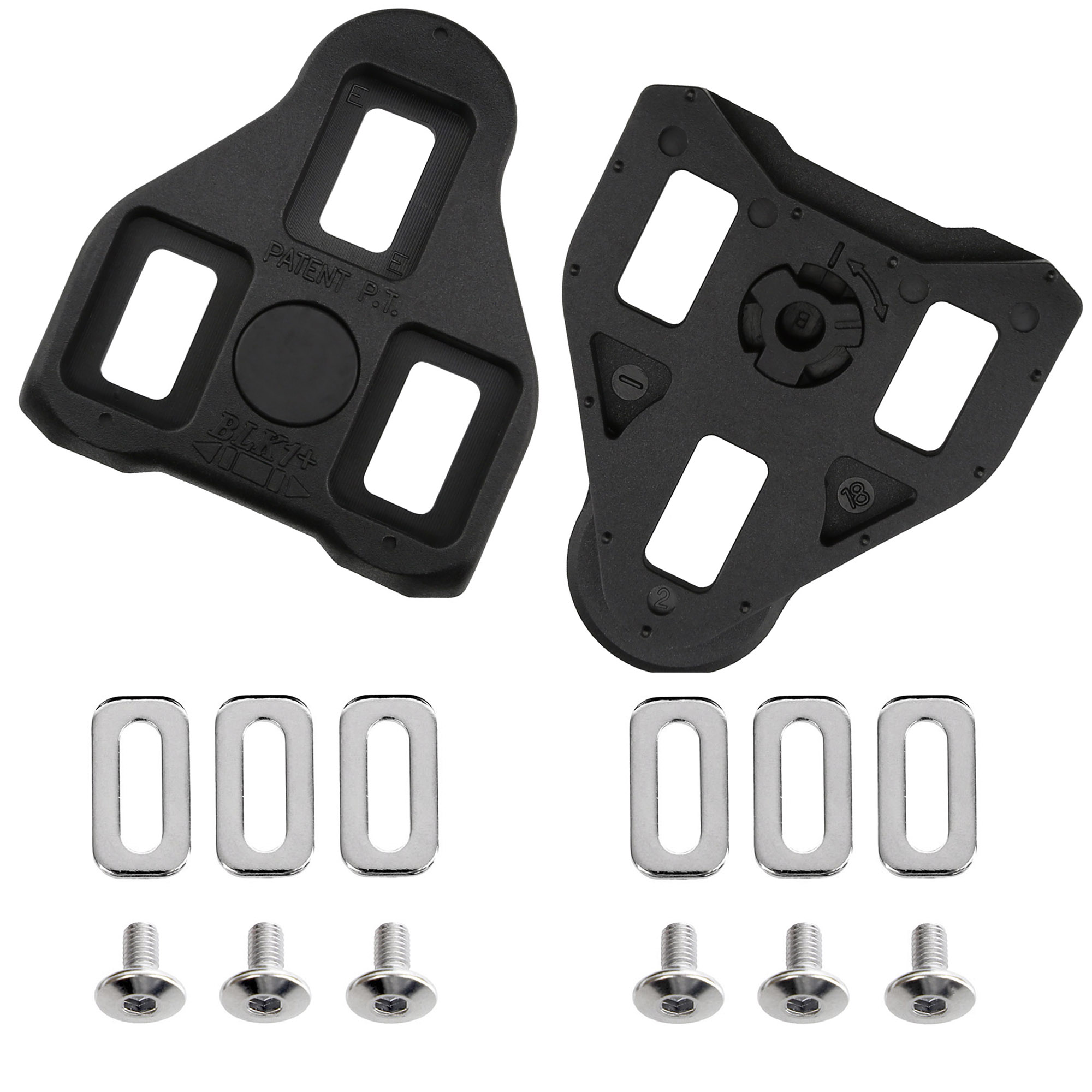 CyclingDeal BLK1 Bike Bicycle Road Look Delta Compatible Cleats for