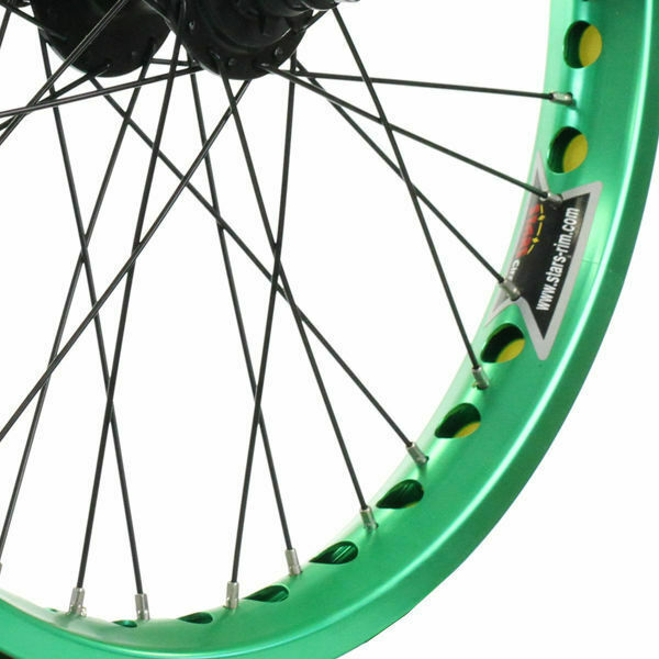 green bike rims