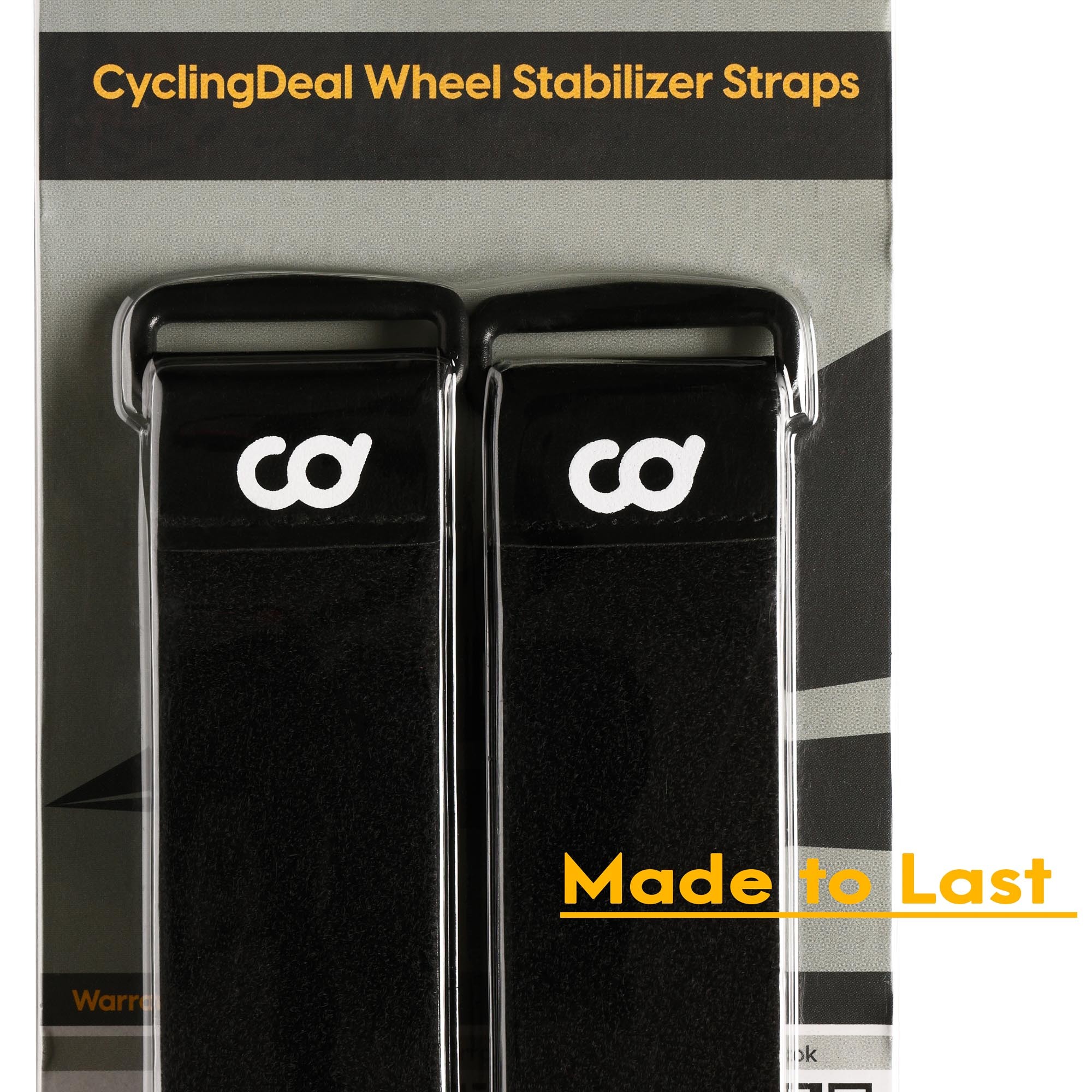 CyclingDeal 2 Pack Double Sided Adjustable Bikes Bicycles Wheel Stabilizer Straps For MTB Road Bikes