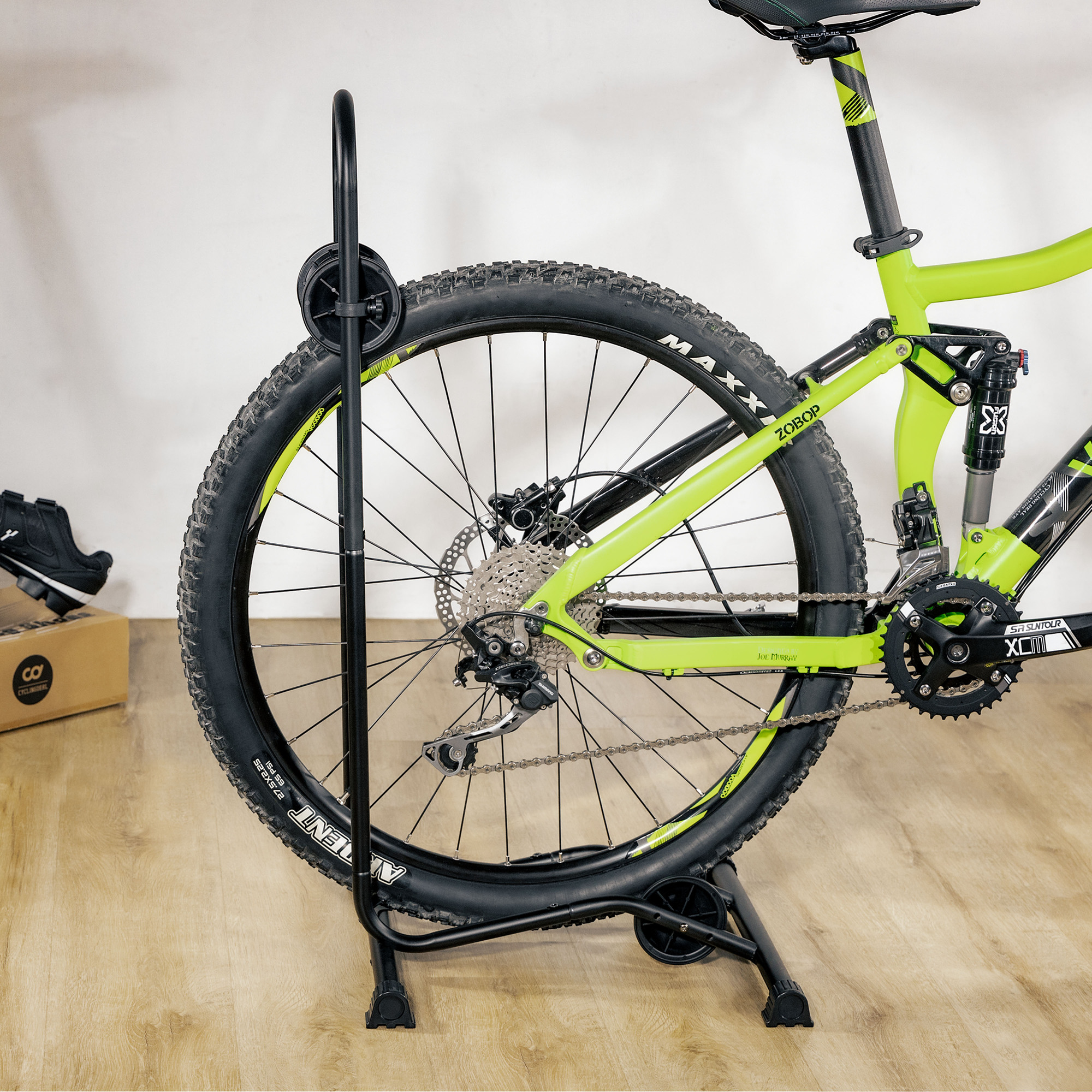 Buy CyclingDeal Fat Snow Bike Floor Stand Rack 24 29 MTB Road Bikes Max. Tire 5 CyclingDeal