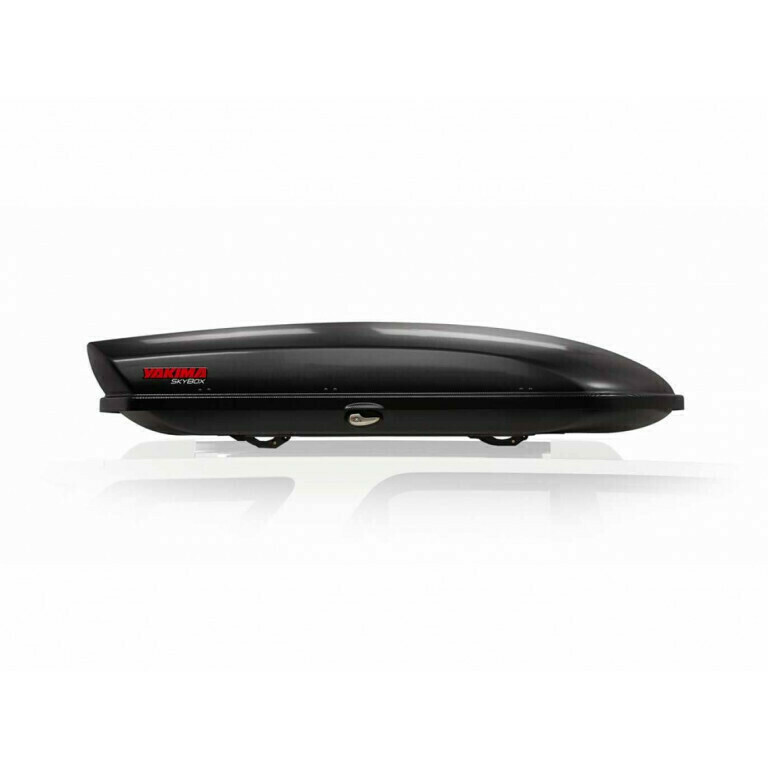 Buy Yakima SkyBox 18 Carbonite Car Roof Rack Cargo Box | CD Yakima Skybox 18 Carbonite Cargo Roof Box