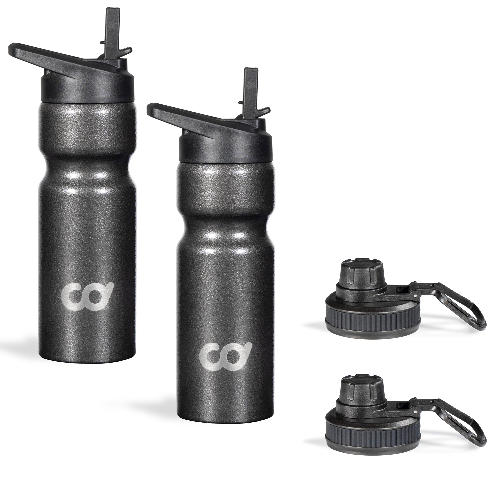 Buy CyclingDeal 2PK Bike Stainless Steel Vacuum Insulated 18oz Water