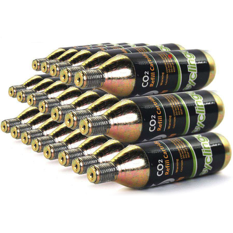 How many co2 cartridges to deals fill a road bike tire