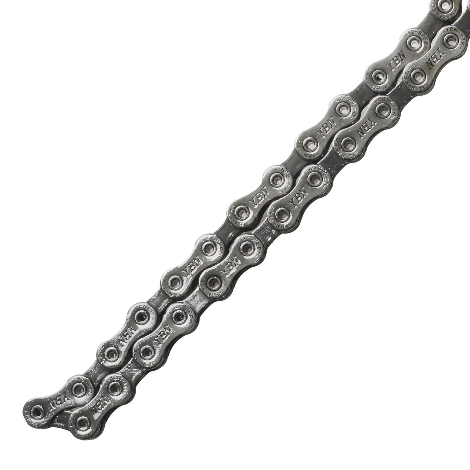 YBN S12 12 Speed Bike Chain 126 Links Silver for Shimano Sram Campagnolo