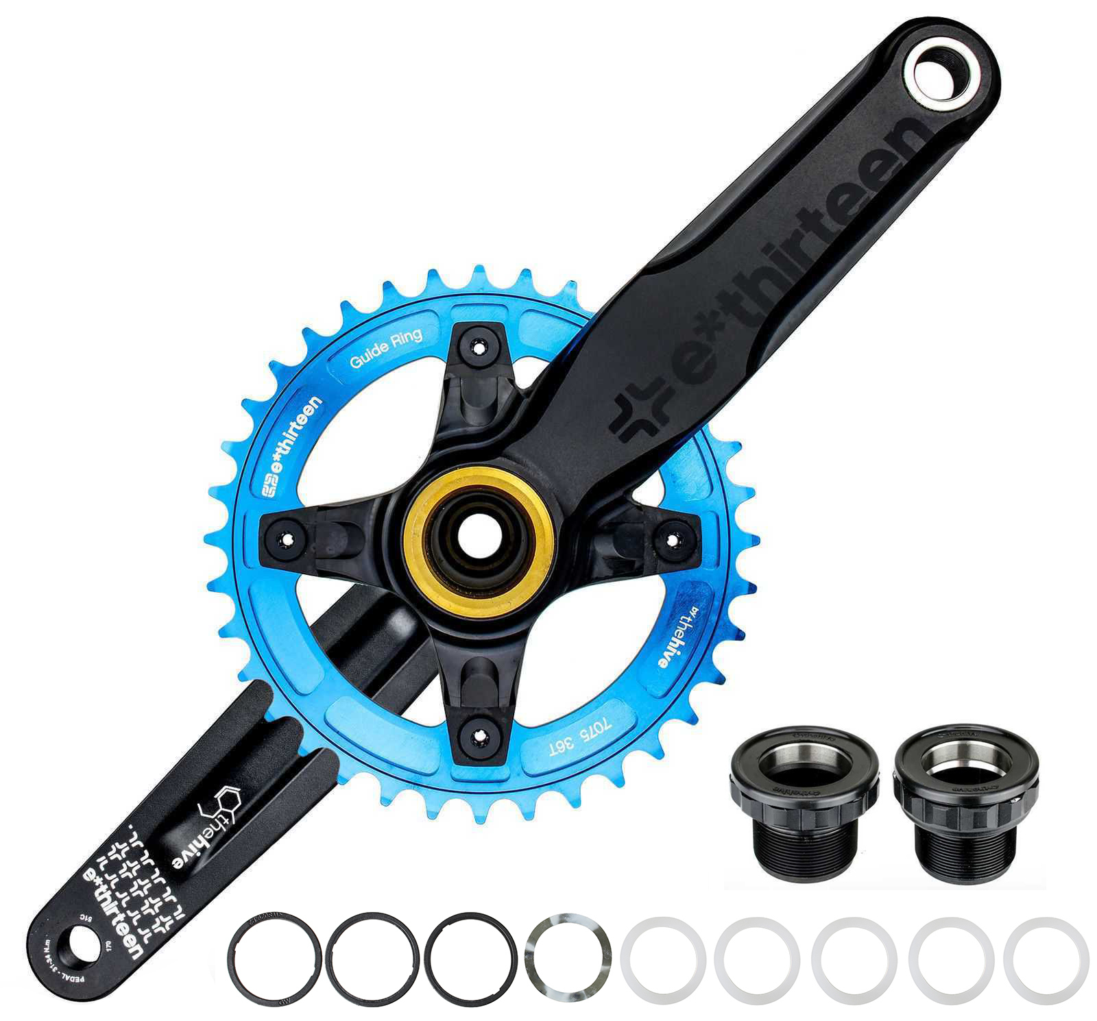 blue crankset