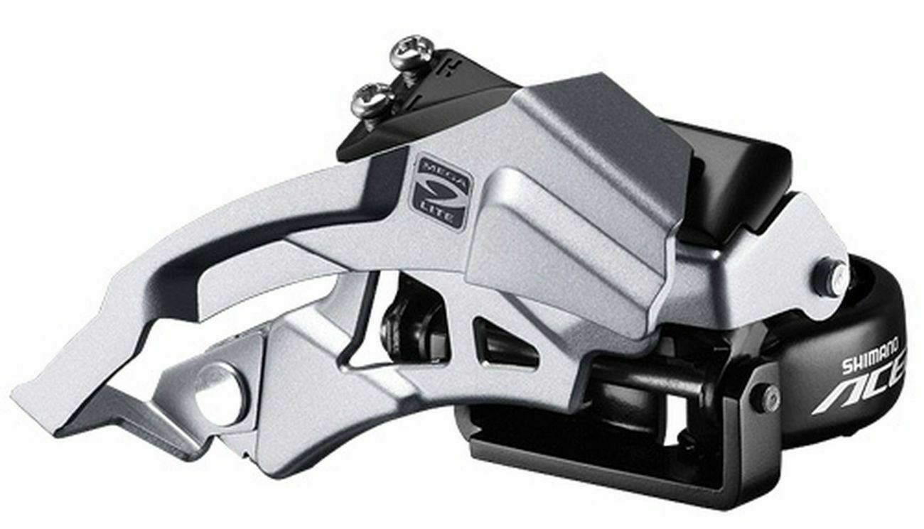 Shimano Tourney TY500 6//7-Speed Triple Top-Swing Dual-Pull Front Derailleur