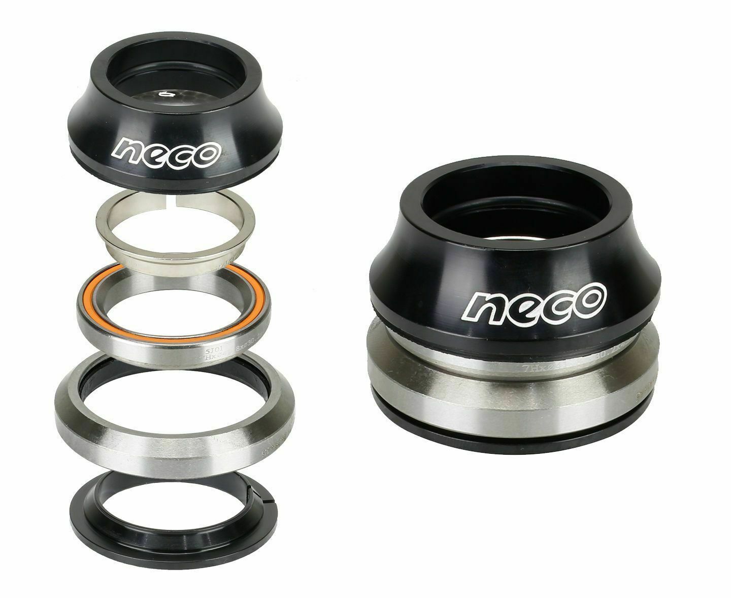 NECO Bike CNC Taper Headset 1-1/8" 1-1/4"Bearing