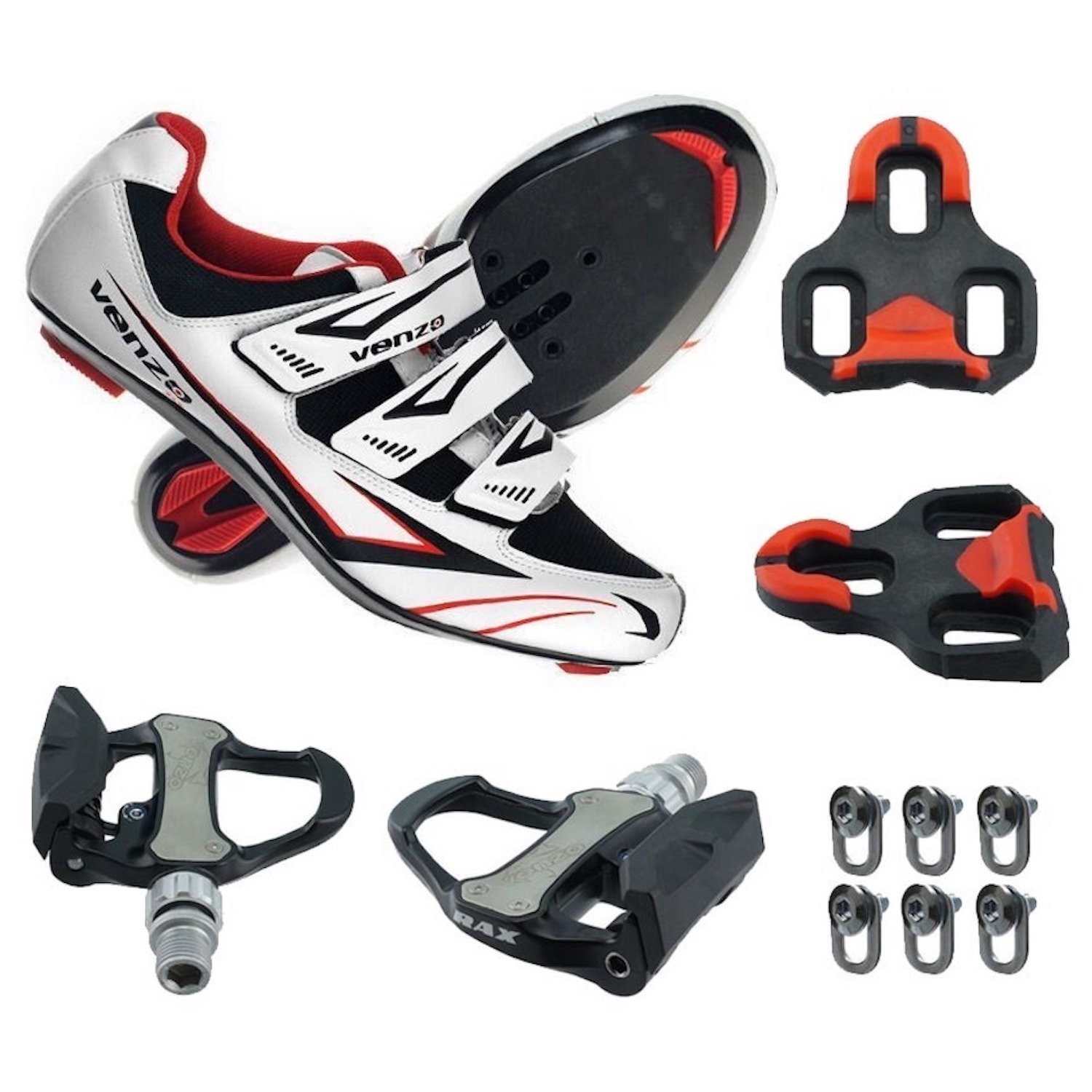 Venzo Road Bike For Shimano SPD SL Look Cycling Bicycle Shoes with