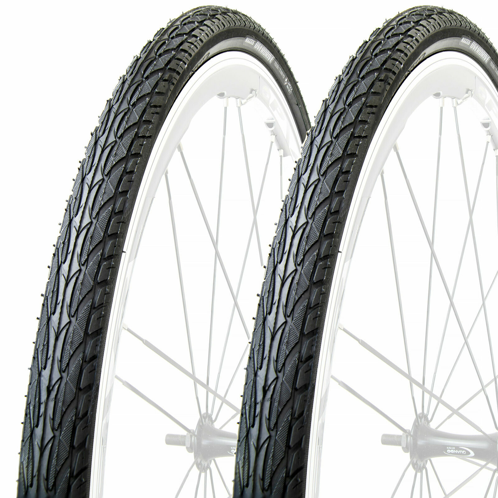 2 x MAXXIS Overdrive Bike Tyre 700x38 wire 60 TPI