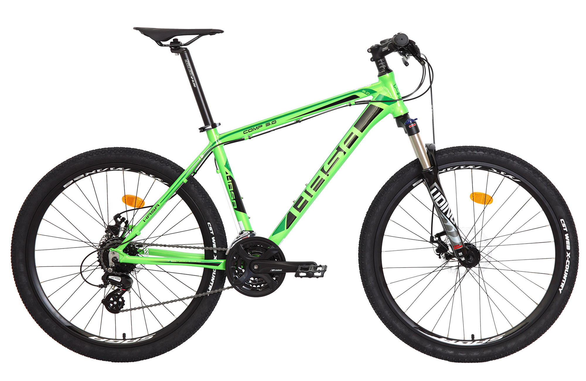 HASA COMP 3.0D Pro Shimano 24 Speed Mountain Bike 26" - Frame Size 17.5" Green