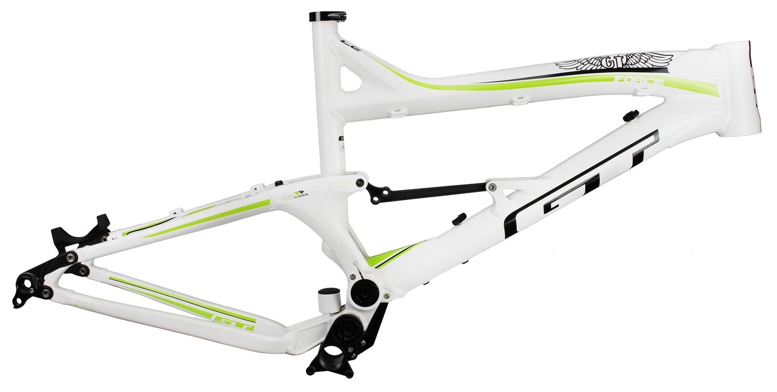 GT MY13 FORCE 1.0 Mountain Bike Full Suspension Frame Alloy 26" White