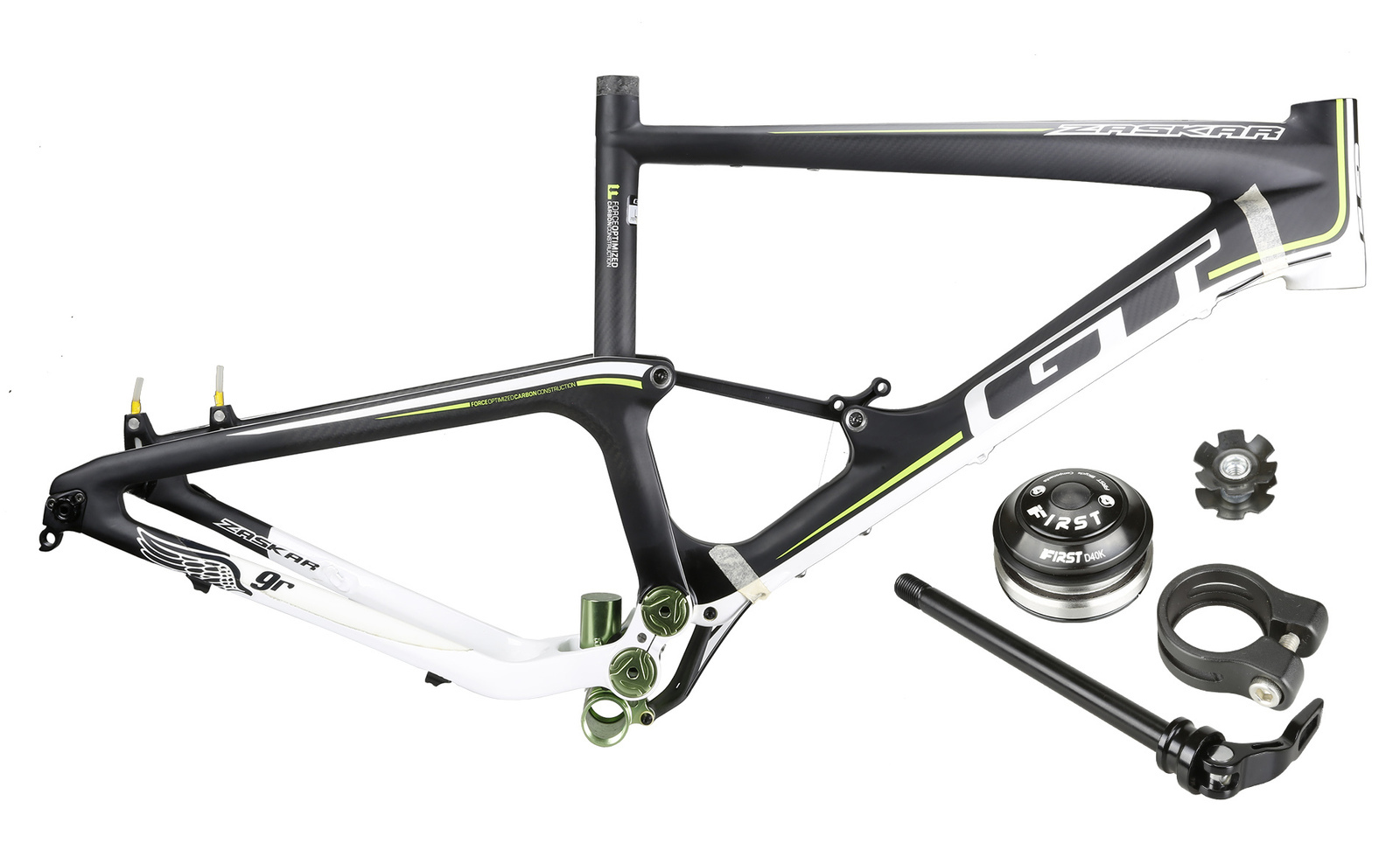 GT Zaskar 100 9R EXPERT Carbon Mountain Bike Full Suspension Frame 29" L