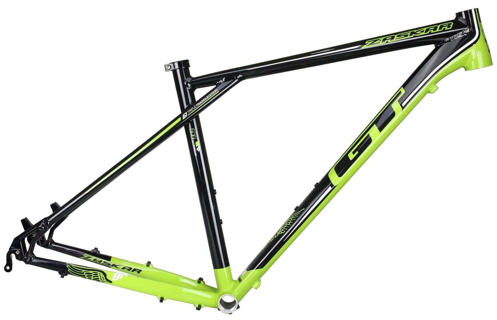 GT ZASKAR 9R Elite Alloy Mountain Bike Bicycle Frame Black L 29" eBay