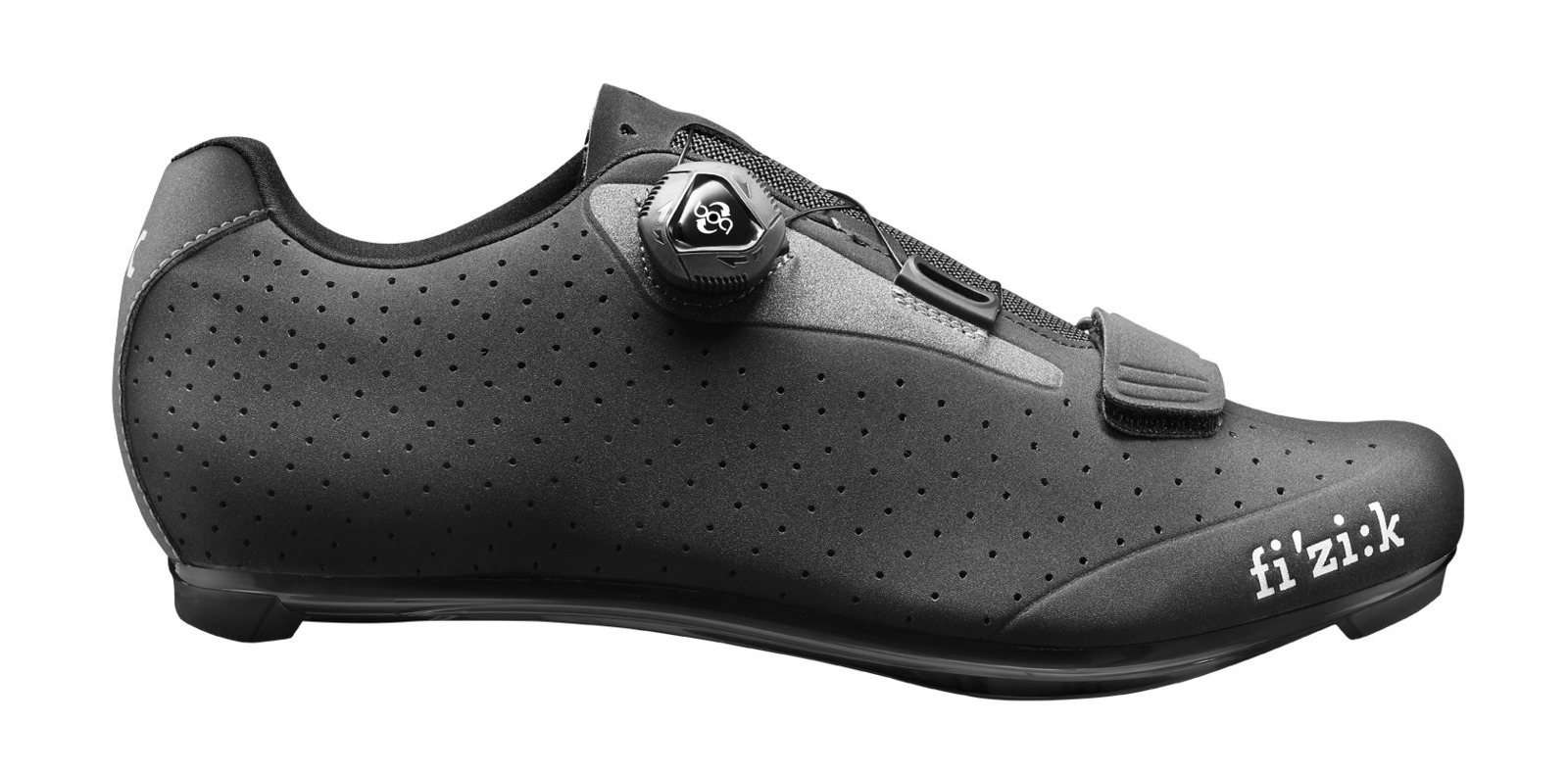 Fizik R5 UOMO BOA Road Cycling Shoes Black/Dark Gray 36