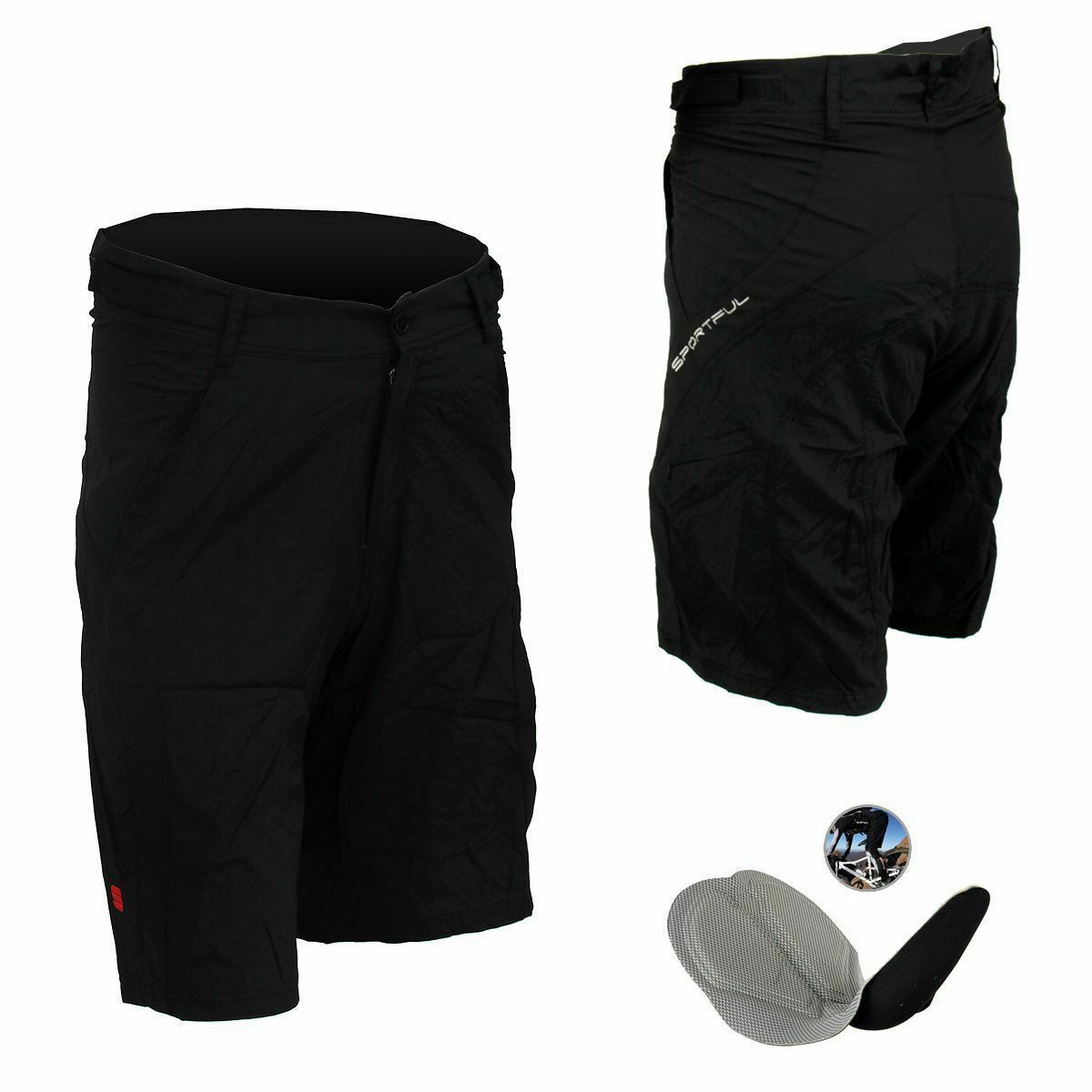 Buy SPORTFUL Cycling Baggy Mountain Bike Bicycle Padded Shorts | CD