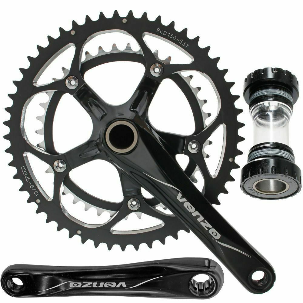 CNC Road Bike Crankset 53-39 For Shimano 9 or 10 Speed | eBay