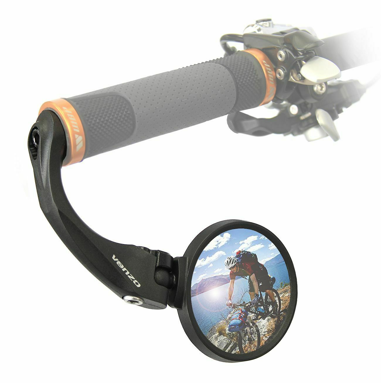 Buy Venzo Bicycle Handlebar Stainless Steel Mirror