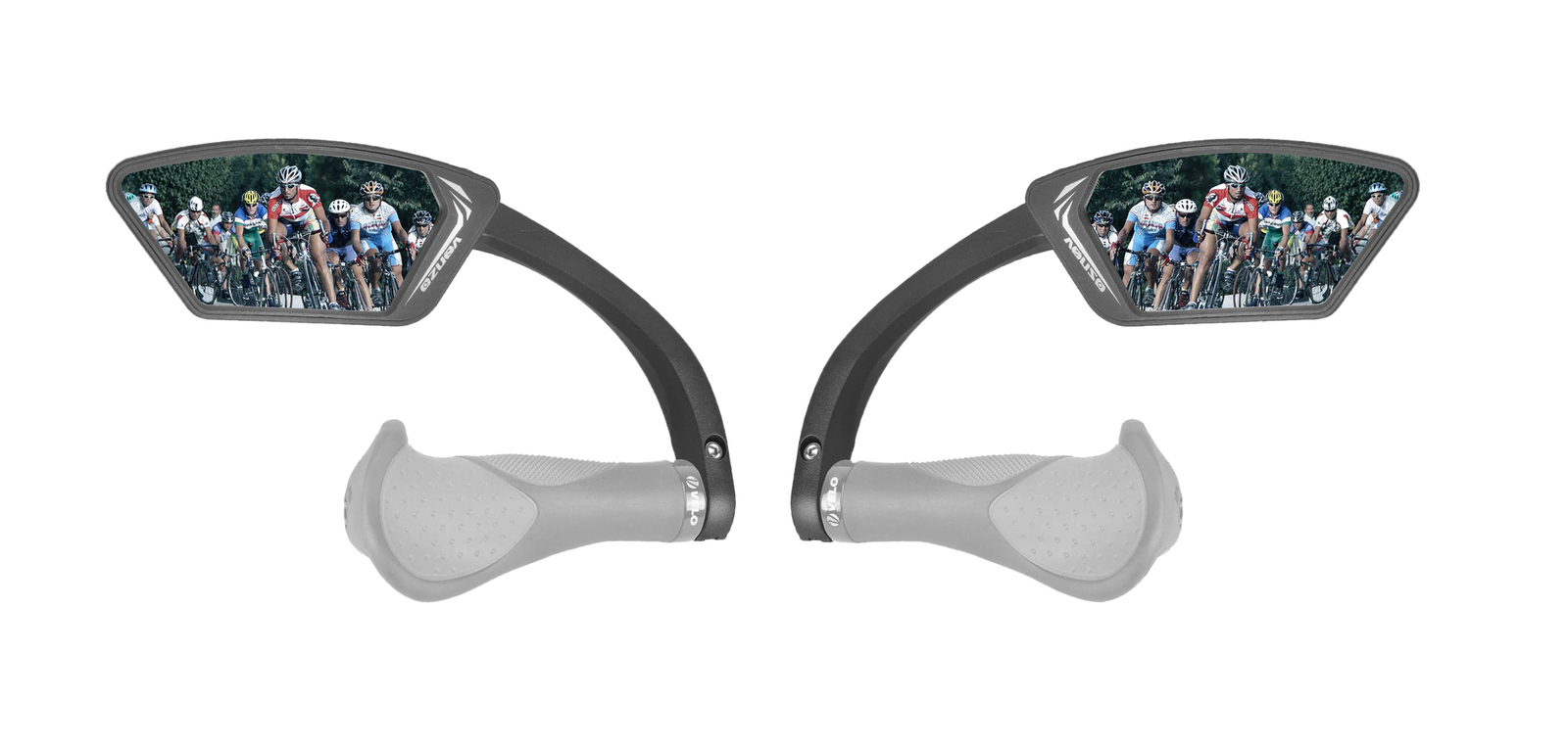 Buy Venzo Bicycle Bike Handlebar Mirror Blue Lens 75 Antiglare Glass