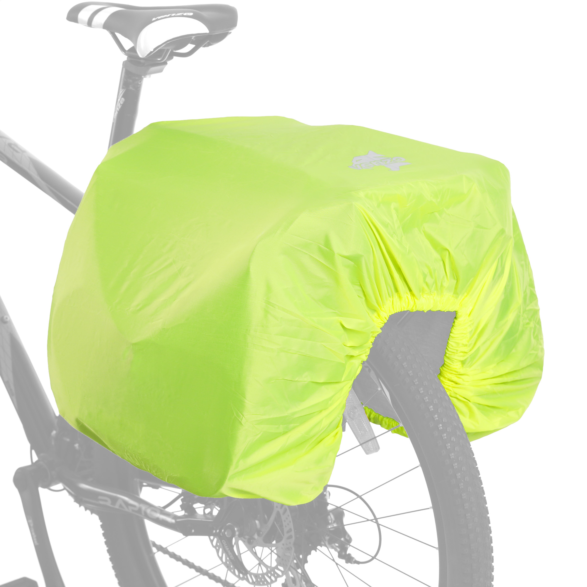 VENZO - Portable Foldable Ultralight - 70D Nylon - Waterproof - Dust Rain Case Cover Coat - For 20L-32L Travel Camping Double Pannier Rack Bag Set 