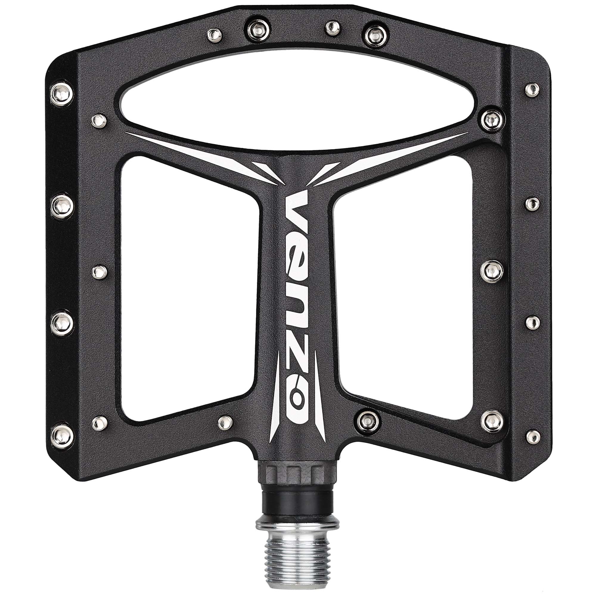 Buy VENZO Flat Mountain BMX MTB Aluminum Bike Anti Skid Nail Large Platform Pedals 9 16 CD
