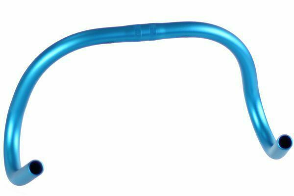 blue bike handlebars