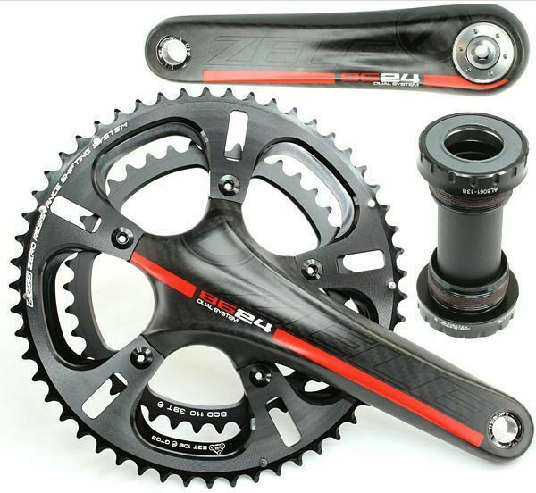 Driveline Road Bike CNC 7075 Chainring Carbon Crankset For Shimano Sram