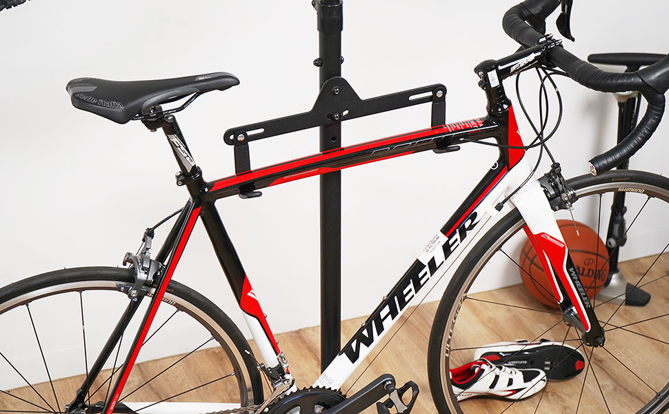 2 bike vertical stand best sale