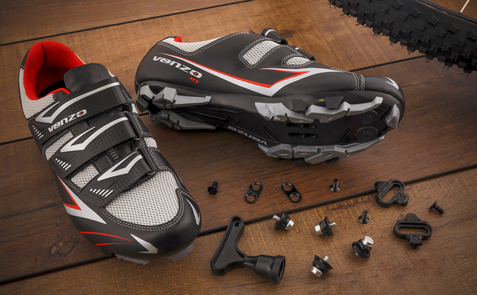 Venzo Cycling Bicycle Cycle Mountain Bike Shoes Men compatible with