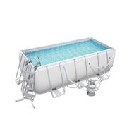 Bestway Above Ground Steel Frame Swimming Pool 162"x79"x48" with Sand Filter
