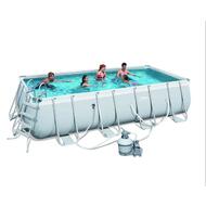Bestway Steel Pro Frame Above Ground Swimming Pool 5.49m 18'x9'x48" with Sand Filter