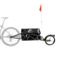 CyclingDeal Bicycle Bike Single Wheel Cargo Trailer with Luggage Bag