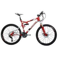 Corratec MTB AirTech Glacier RED 26 Inch Dual Suspension Mountain Bike