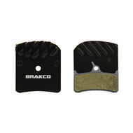 Brakco Organic Disc Pads With Heat-dissipation Fin For DEORE XT BR-M755/GRIMECA system 8/SRAM 9.0/Hope mono M4