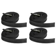 4 x Vittoria Ultralite Presta Valve Inner Tube Black Size 700c x 25/28c 36mm