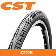 CST Bike Bicycle Tyre Slick Groove C1118 - 700 x 38 - Hybrid