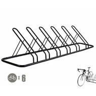 1 - 6 Bike Floor Parking Rack Storage Stand Bicycle