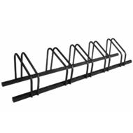 1 - 5 Bike Floor Parking Rack Storage Stand Bicycle Black