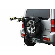 CyclingDeal Bike Carrier Rack for Spare Tyre Wheel - Carry 2 Bikes Bicycles