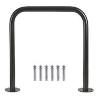 Commercial Grade Bicycle Parking Inverted U Hoop Bike Rack Powder Coating Finish
