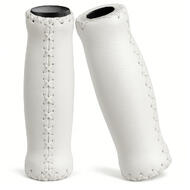 CyclingDeal MTB Bike Grips Bicycle Handlebar Grips - MTB Grips Bike Handlebar Grips Great for Beach Cruiser - Soft Cushioned Thick Vinyl 125mm - White
