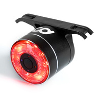 Cyclingdeal Bike Bicycle 7-color Ultra Bright RGB LED Quick USB Charge Tail Rear Light - IPX6 Waterproof & Made of CNC Aluminium Alloy