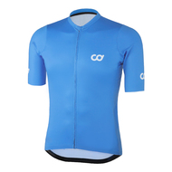 CD Men's Bike Cycling Jersey - Full Zipper Short Sleeve Bicycle Cloth Shirt with 3 Rear Pockets - Breathable, Comfortable, Stretchy, Fast Drying