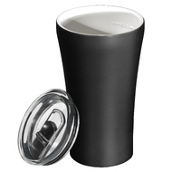 CyclingDeal Stainless Steel Coffee Tea Mug Cup with Ceramic Coating Double Wall Vacuum Insulated - Reusable for Hot Iced Cold Drinks - 12oz/350ml